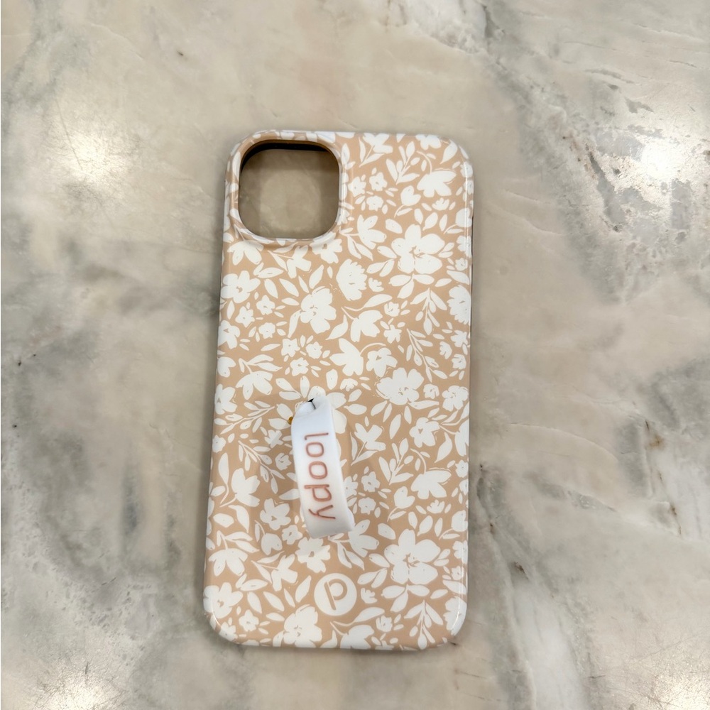 Loopy Case Beige Floral Phone Case